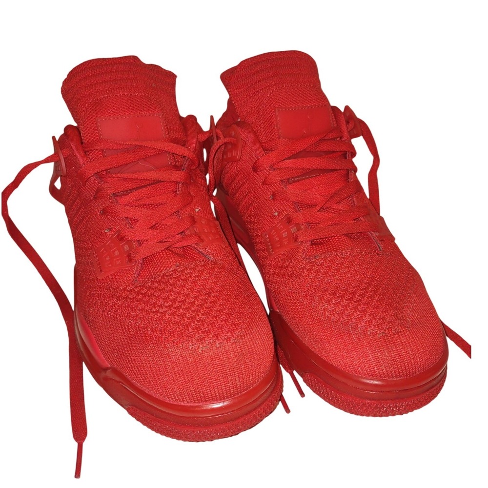 Nike Air Jordan 4 Retro Flyknit University Red Sneakers Mens 9.5 Shoe AQ3559-600